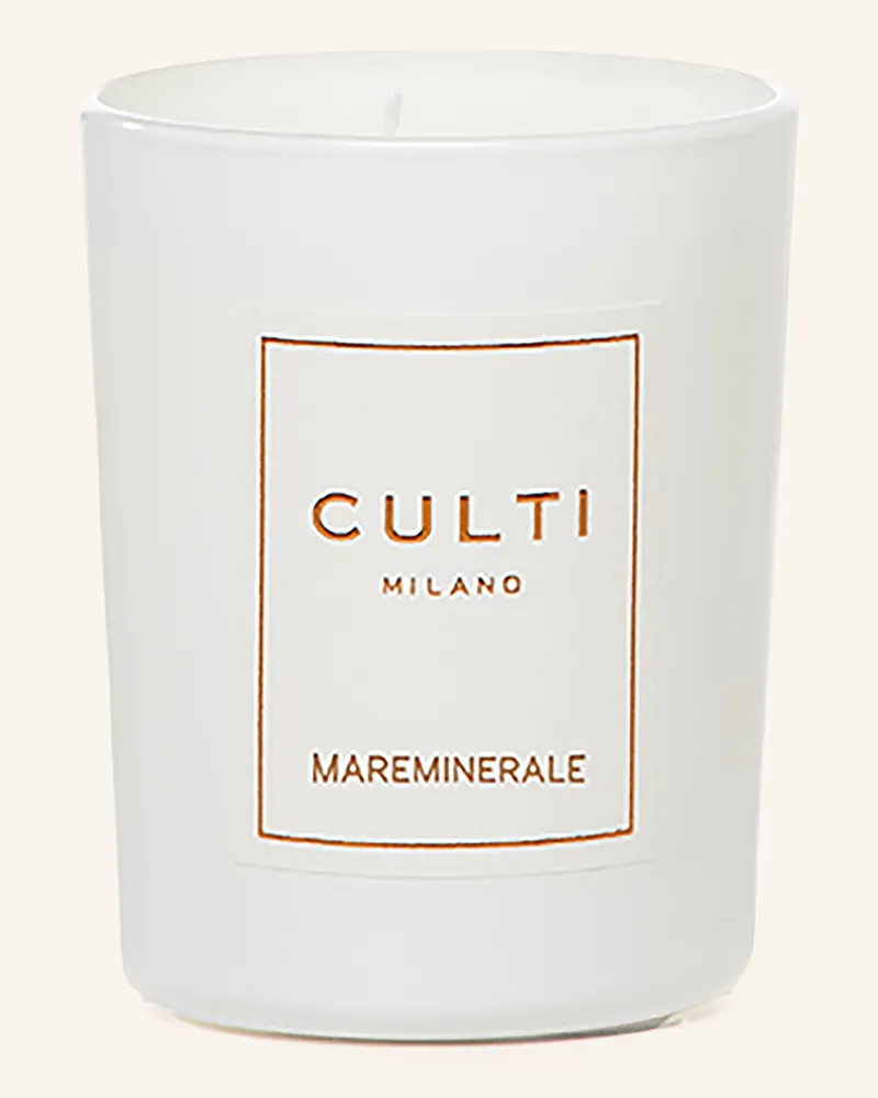 Culti Duftkerze Mareminerale weiss Weiss