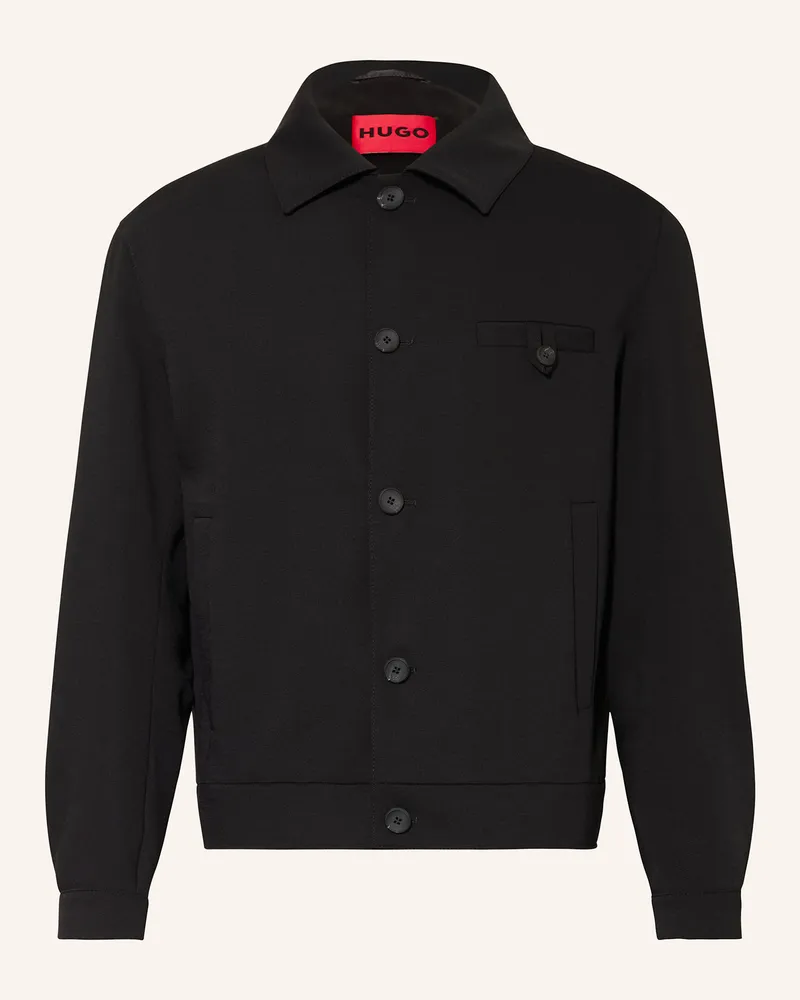 HUGO BOSS Overjacket Juliano schwarz Schwarz