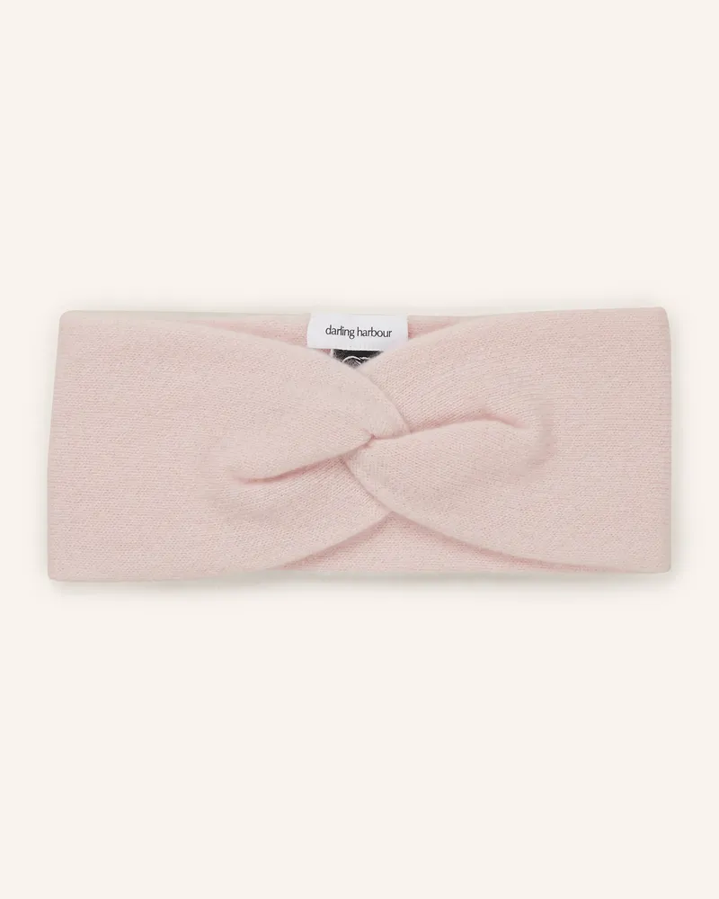 Darling Harbour Stirnband aus Cashmere Hellrosa