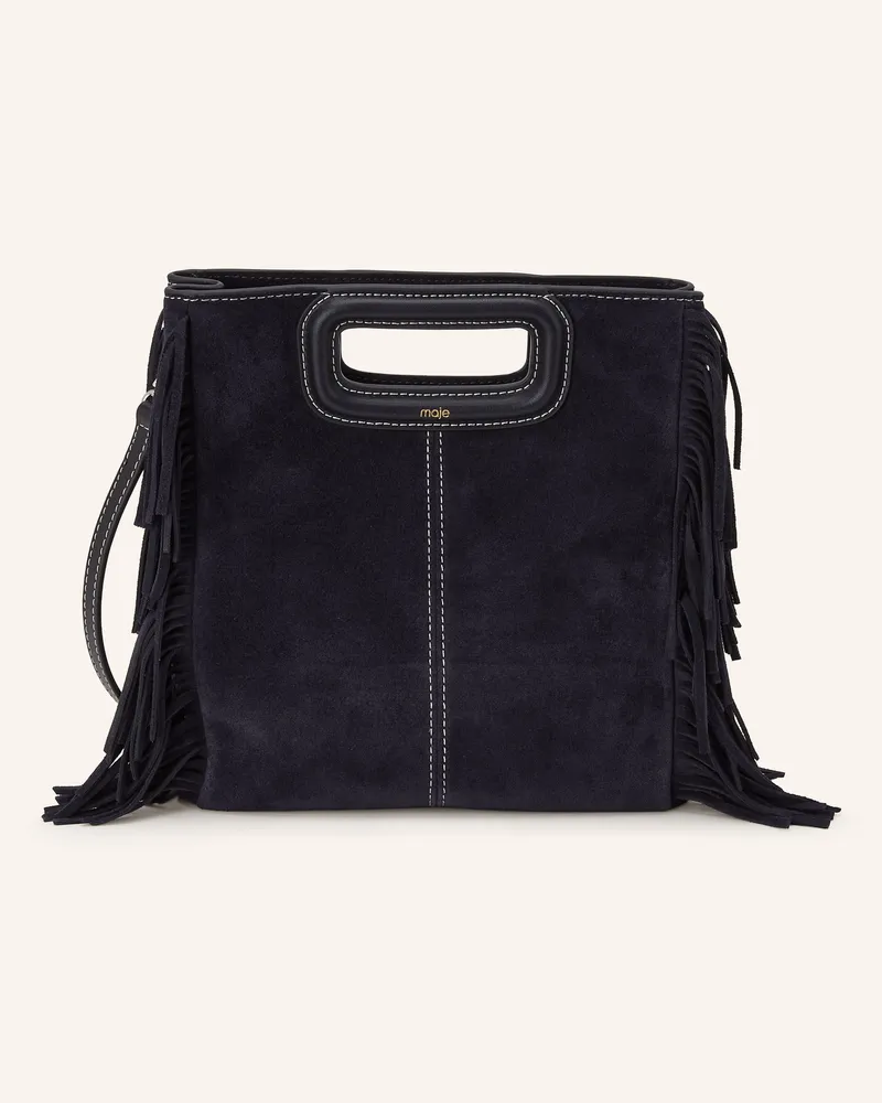 Maje Handtasche blau Dunkelblau