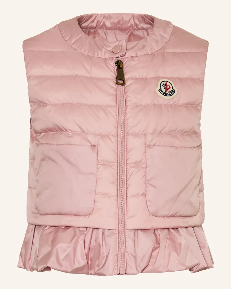 Moncler Daunenweste Latife rosa Rosé