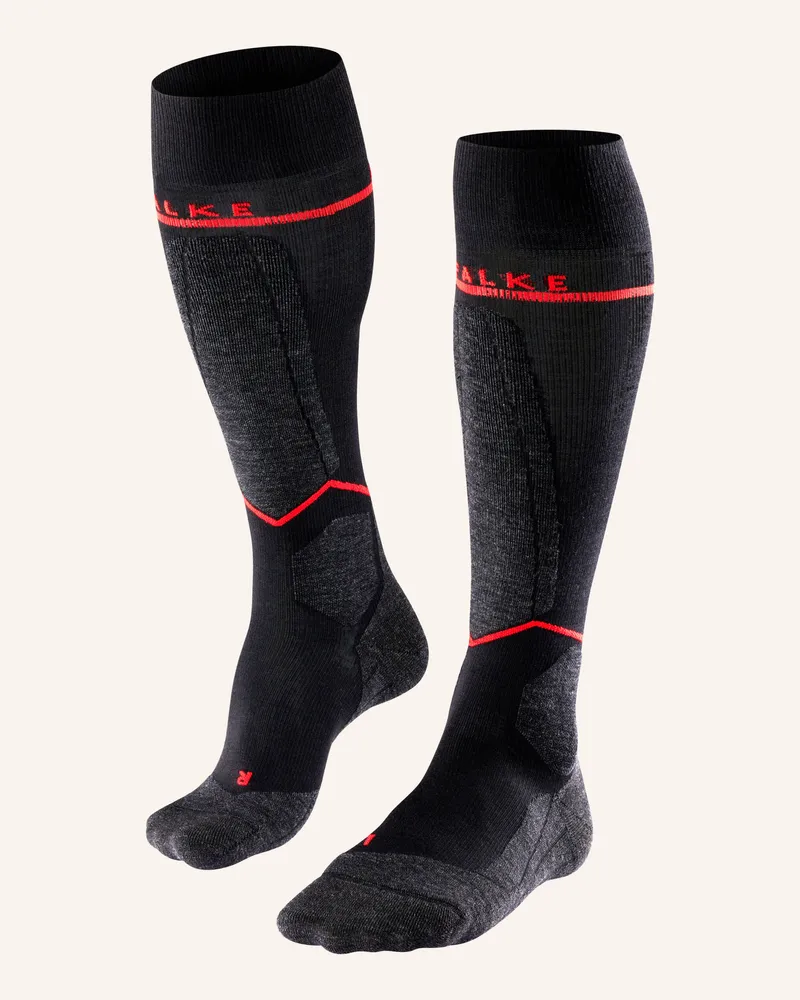 Falke Skisocken sk4 Energizing Light Wool schwarz 3010