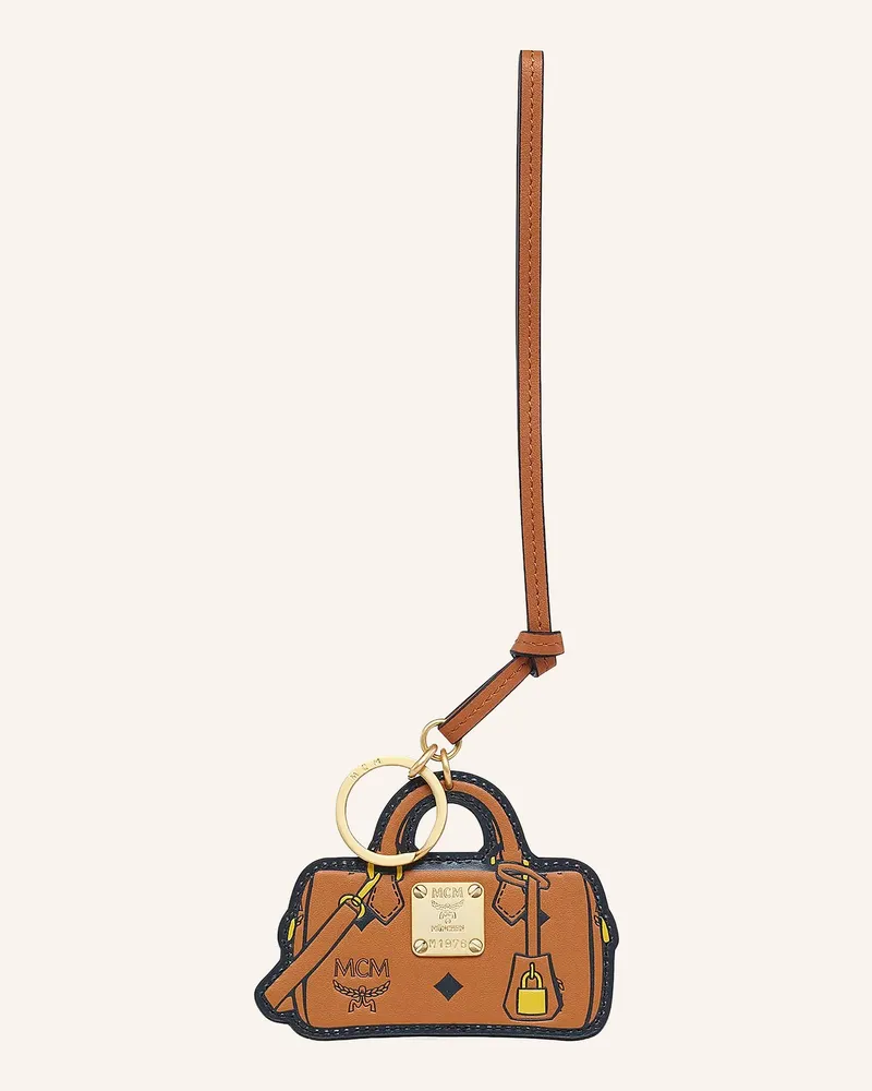 MCM Taschenanhänger braun Cognac