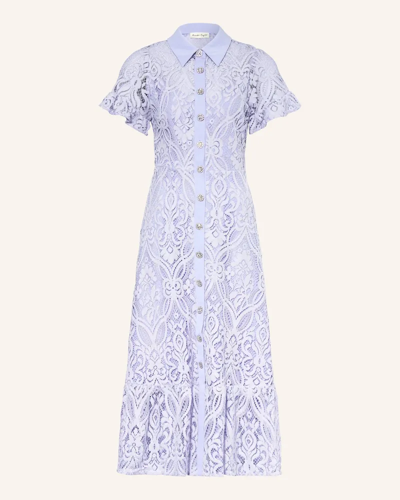 Phase Eight Spitzenkleid Carmine Mit Schmucksteinen blau Hellblau