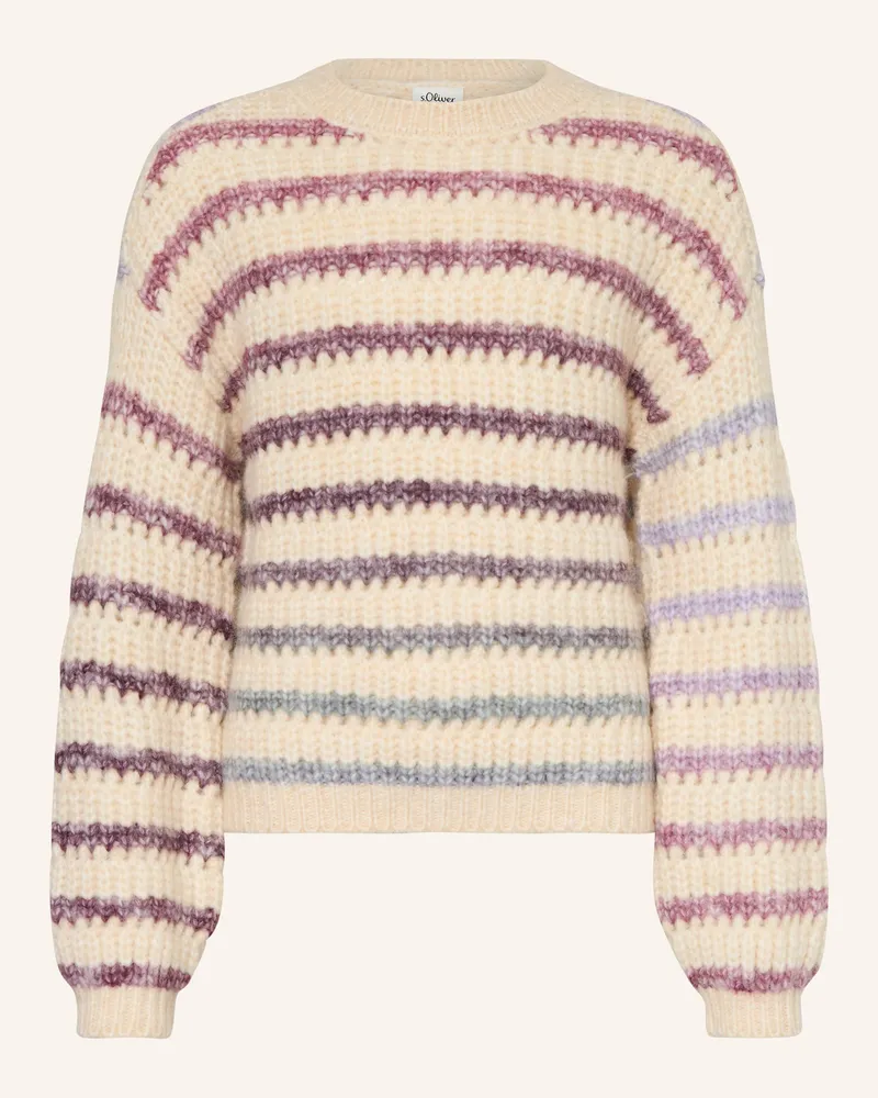 S.Oliver Pullover weiss Ecru