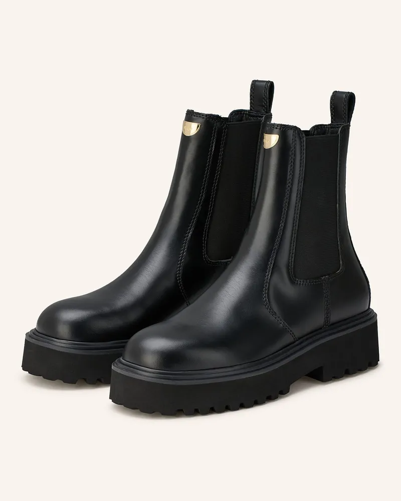 Maje Chelsea Boots Schwarz