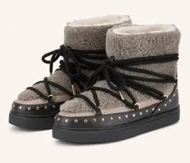 Boots Curly Rock Mit Nieten grau