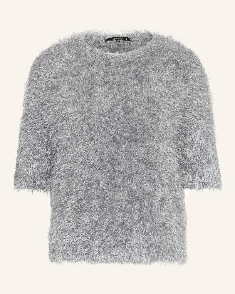 someday. Strickshirt TOONI mit Glitzergarn Grau