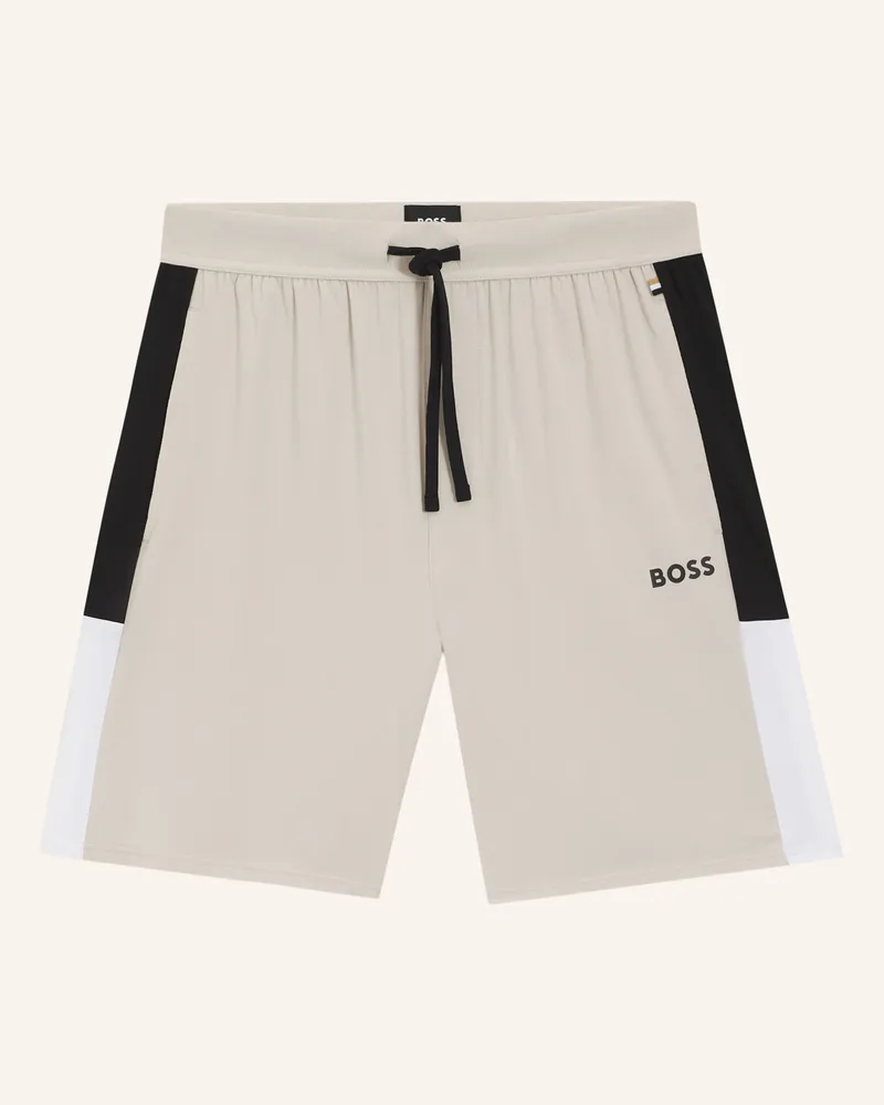 HUGO BOSS Pyjamas Unterteil Balance Shorts grau Grau