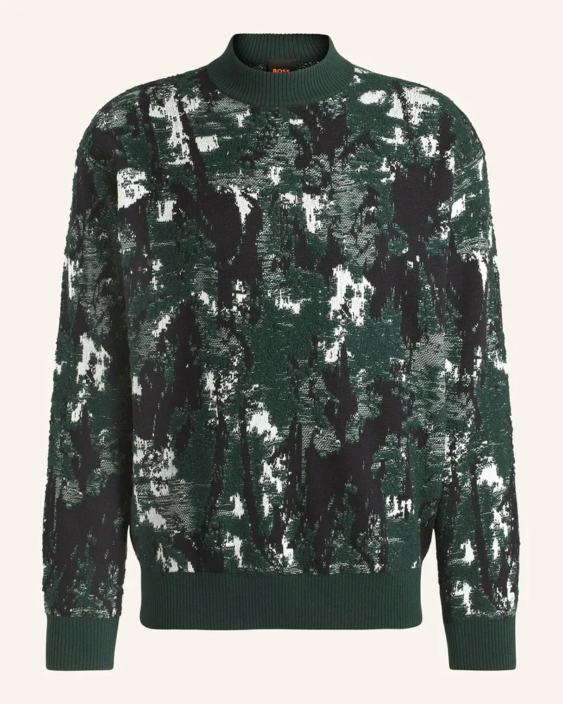HUGO BOSS Pullover KALMTREE Dunkelgrün