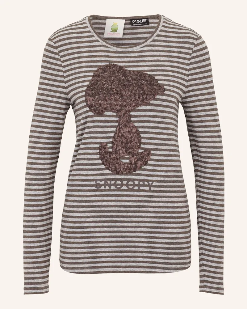 Princess goes Hollywood Longsleeve mit Pailletten Grau