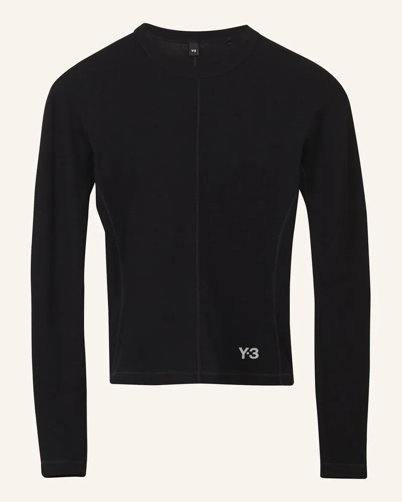 Y-3 Y-3 FITTED LONGSLEEVE Schwarz