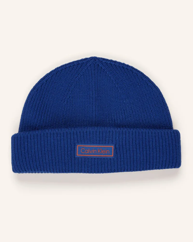 Calvin Klein Mütze blau Blau