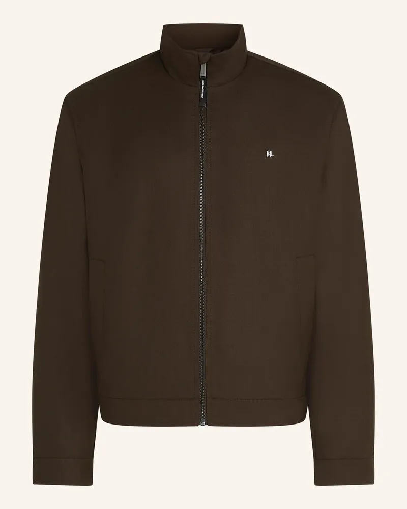 Karl Lagerfeld Jacke braun Dunkelbraun
