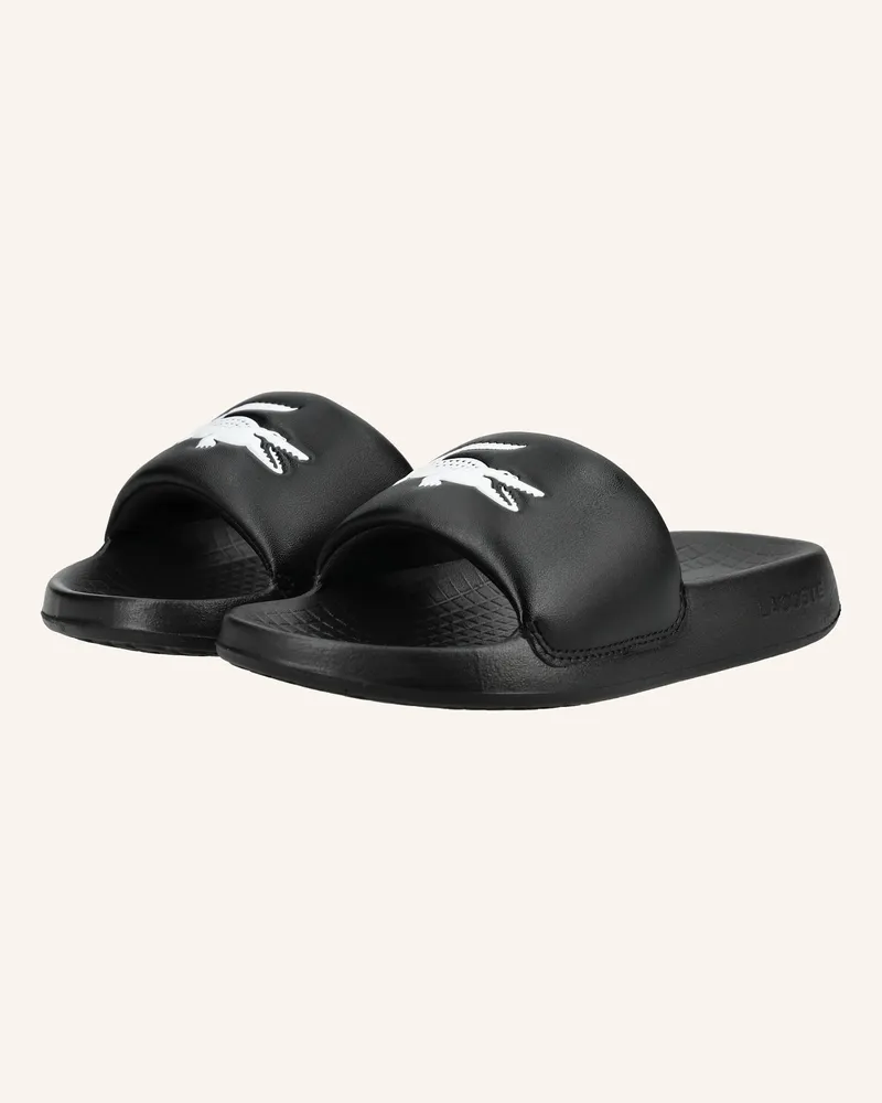 Lacoste Pantoletten Serve Slide 1.0 schwarz Schwarz