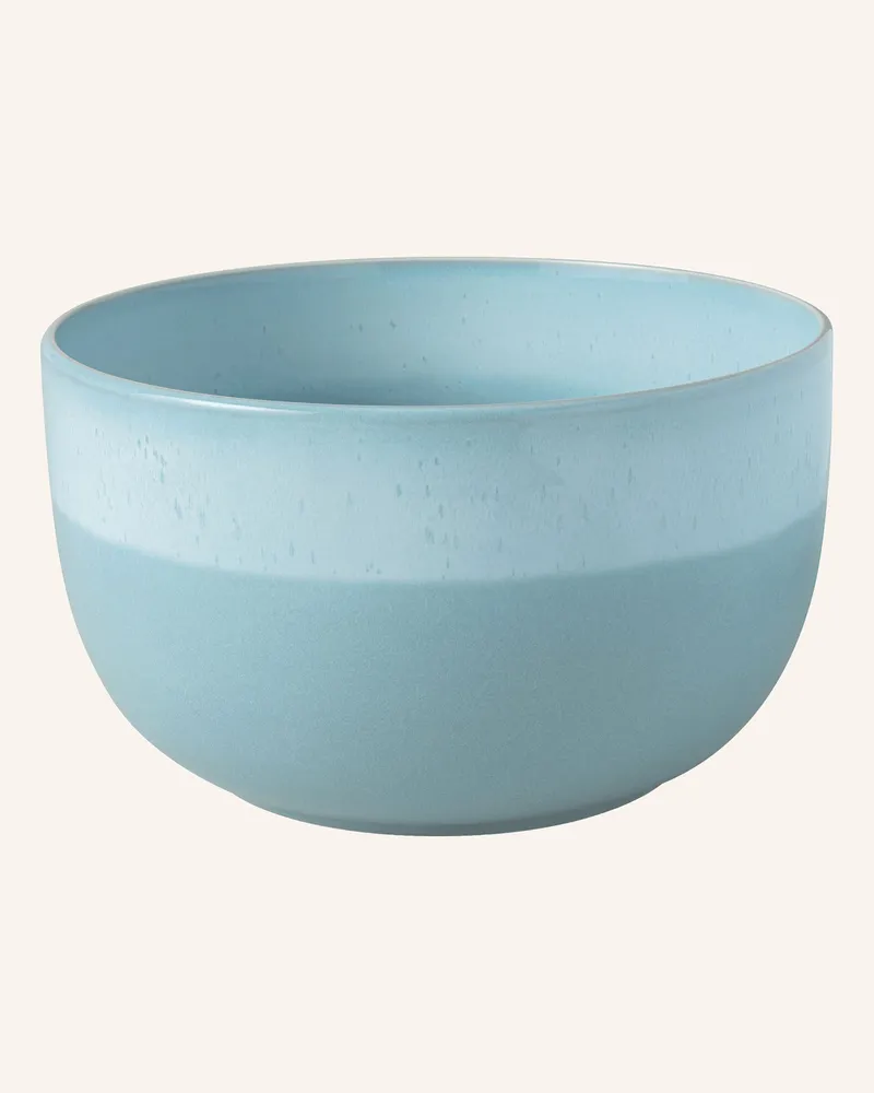Villeroy & Boch Salat-/Servierschüssel Perlemor Aqua blau Blau