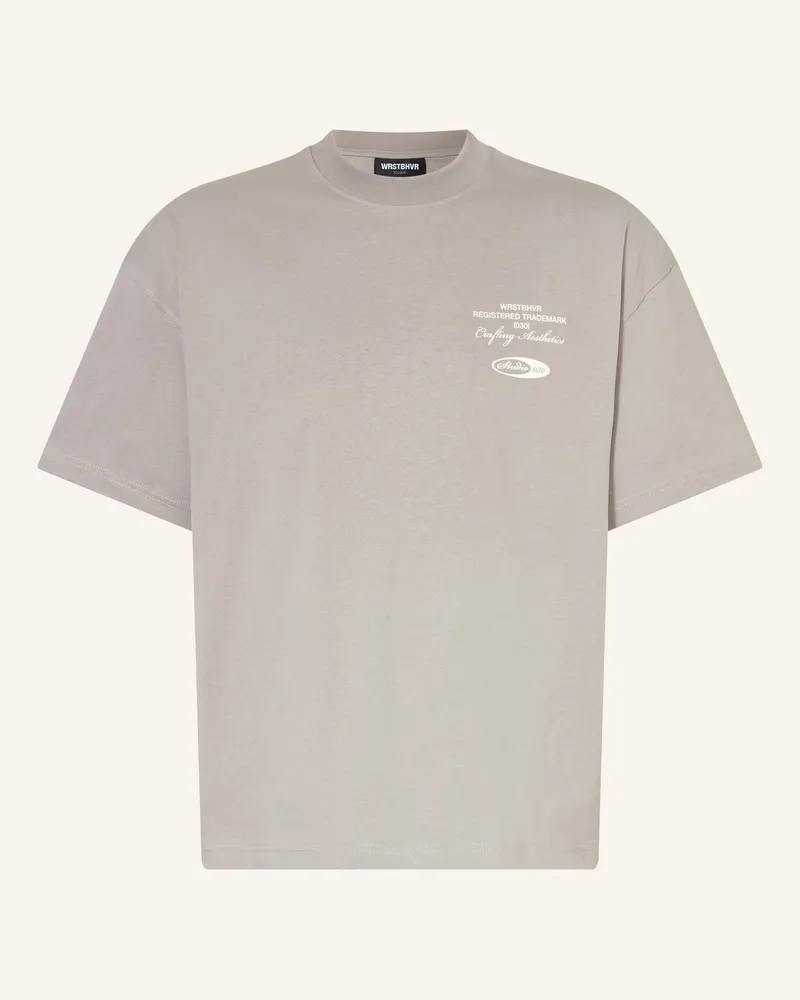 WRSTBHVR T-Shirt Studio grau Grau