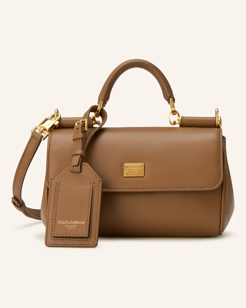 Dolce & Gabbana Handtasche braun Cognac