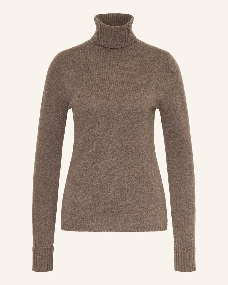 FTC Cashmere Rollkragenpullover aus Cashmere Braun