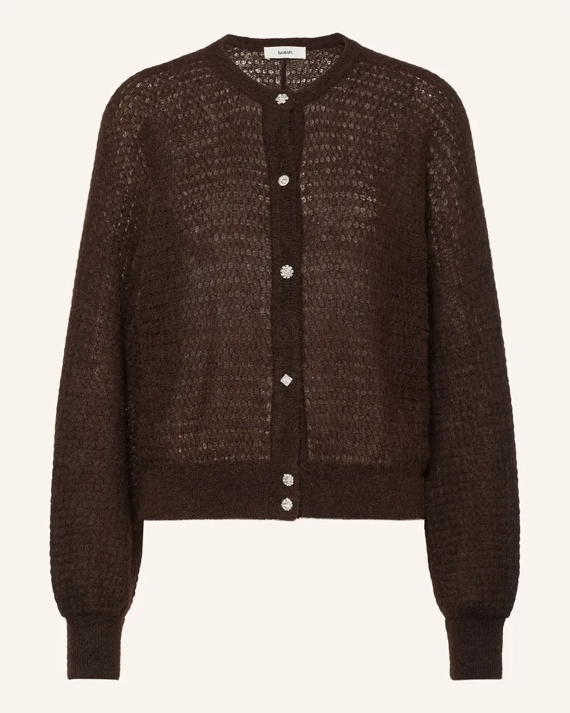 ba&sh Strickjacke Isolar Mit Alpaka Und Mohair braun Dunkelbraun