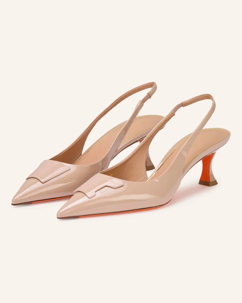 Santoni Slingpumps Rajwa beige Rosé