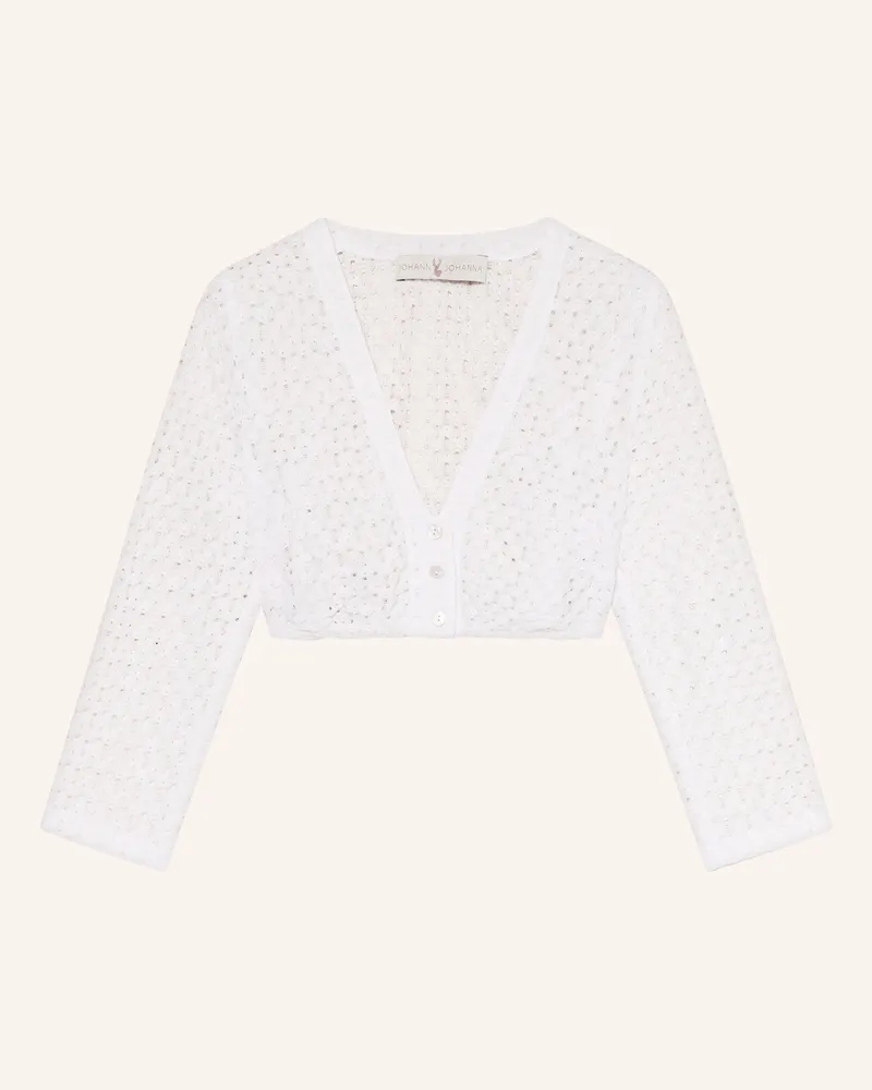 Johann & Johanna Dirndlbluse mit 3/4-Arm Weiss
