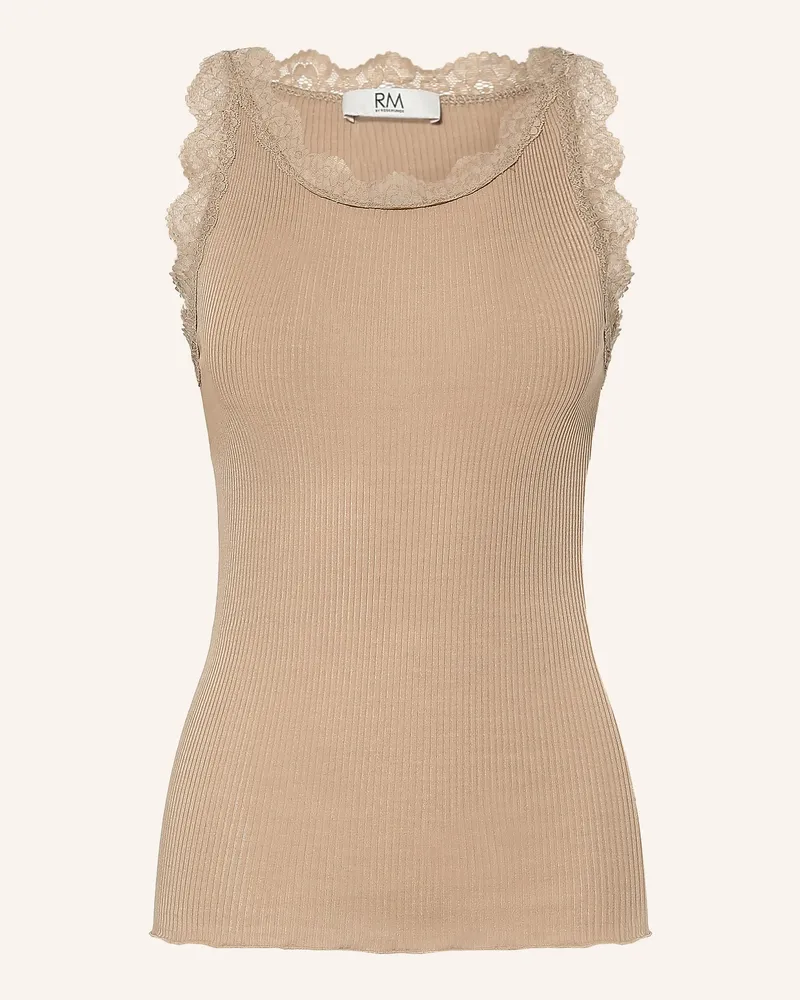 Rosemunde Top Rmwbalta Mit Spitze braun Camel