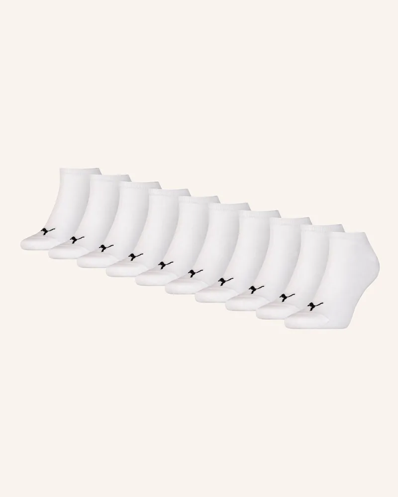 Puma Socken Sneaker Plain 9-Pack weiss Weiss