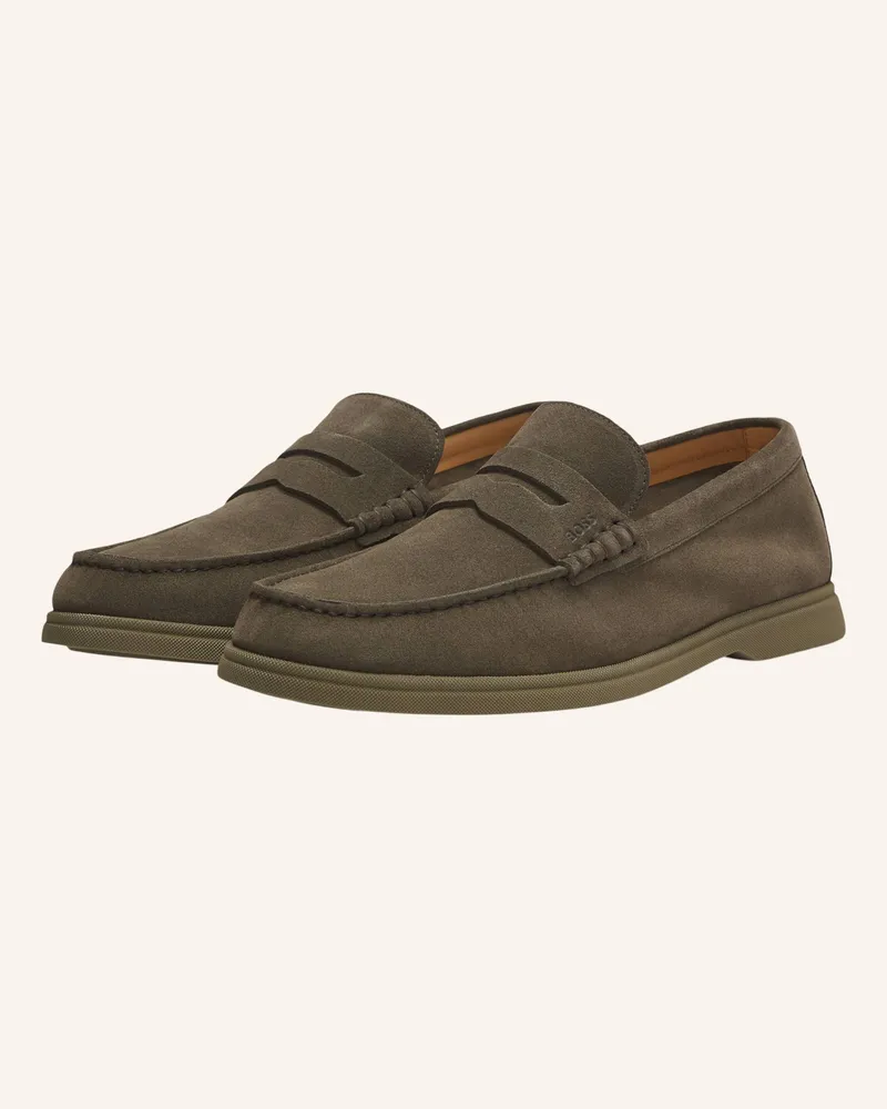 HUGO BOSS Casual Slipper Sienne_Loaf_Sdpe gruen Hellgrün