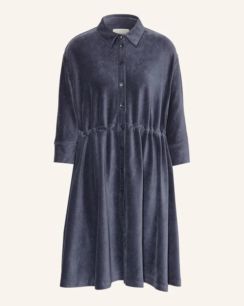 CATNOIR Hemdblusenkleid Aus Cord blau Dunkelblau