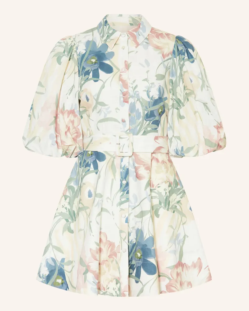 Ted Baker Hemdblusenkleid Olliiv Mit Leinen weiss Creme