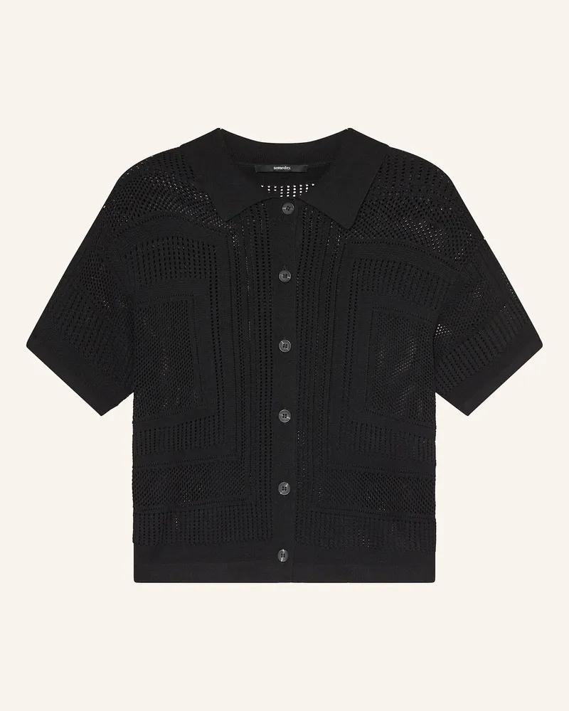 someday. Strickbluse Tiandra schwarz Schwarz