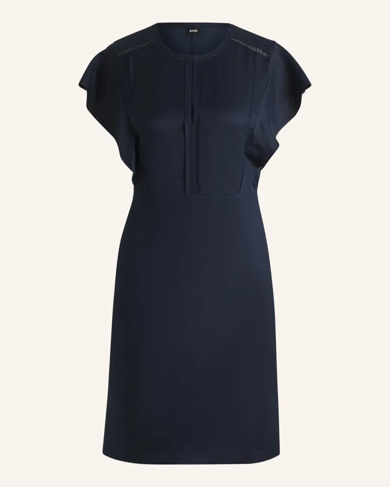 HUGO BOSS Business Kleid DELINIARA Regular Fit Dunkelblau