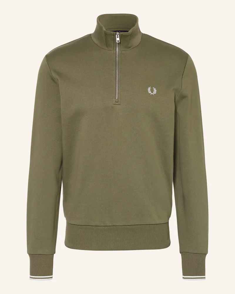 Fred Perry Sweat-Troyer gruen Khaki