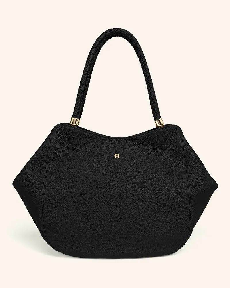 Aigner Shopper Carré Large schwarz Schwarz