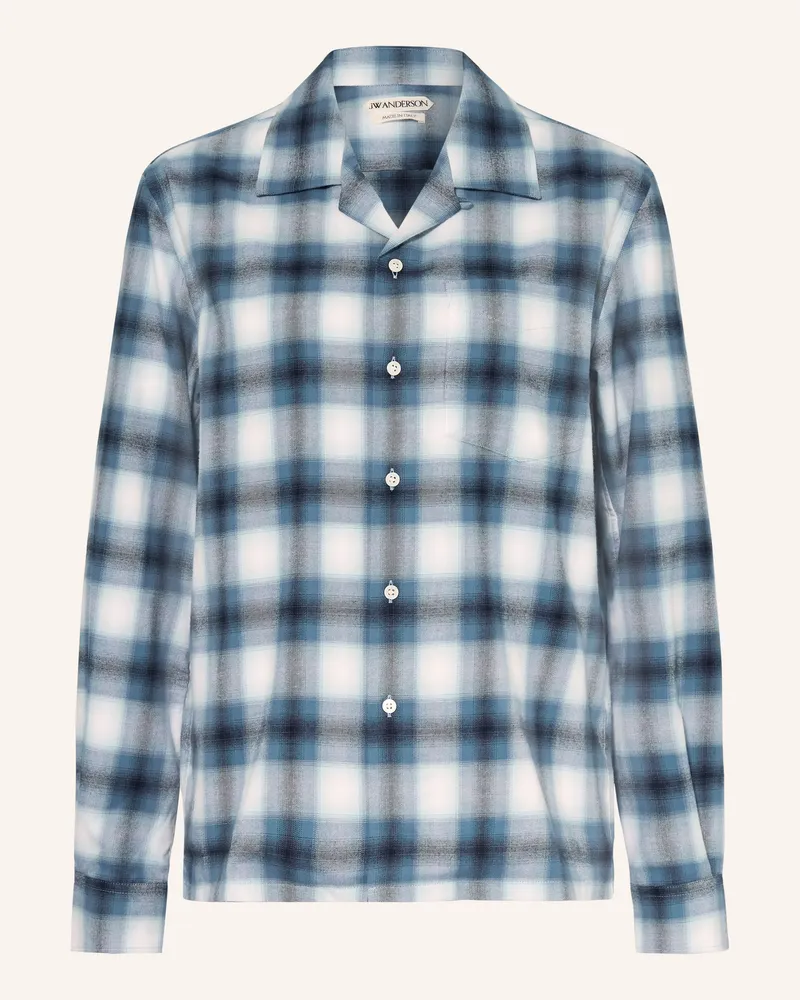 J.W.Anderson Flanell-Overshirt blau Blau