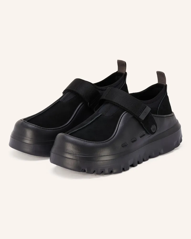 UGG Plateau-Slipper PEAKMOD Schwarz