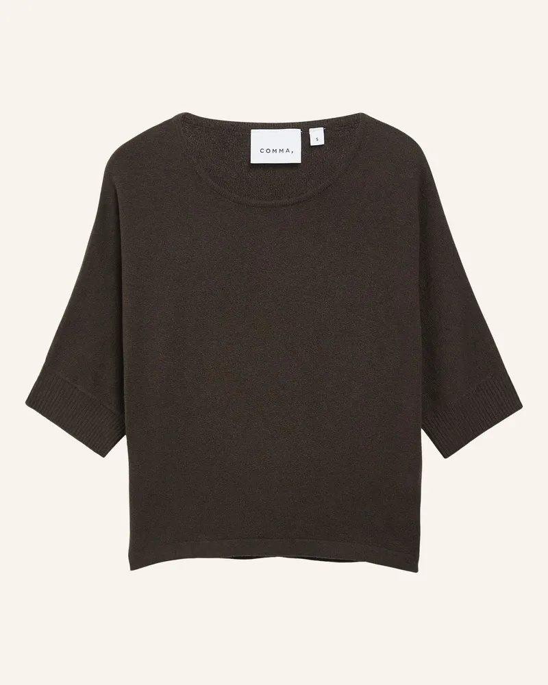 COMMA Pullover Mit 3/4-Arm braun Braun
