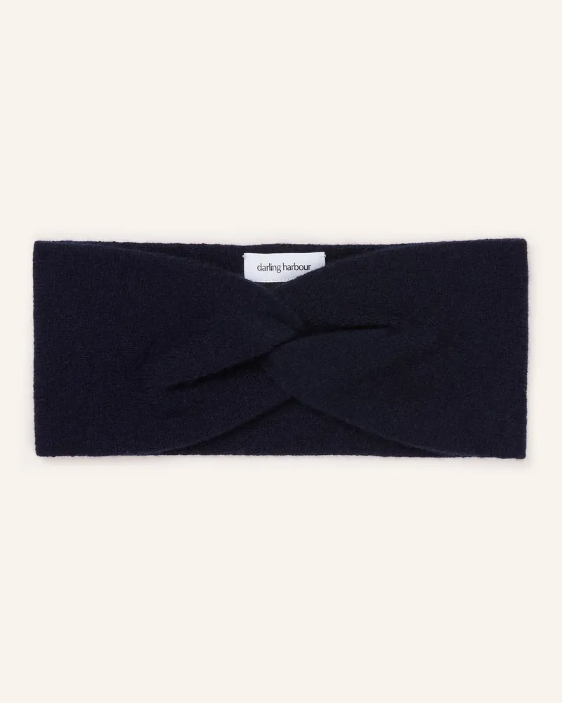 Darling Harbour Stirnband Aus Cashmere blau Navy