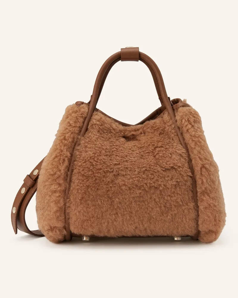 Max Mara Handtasche Marine beige Hellbraun