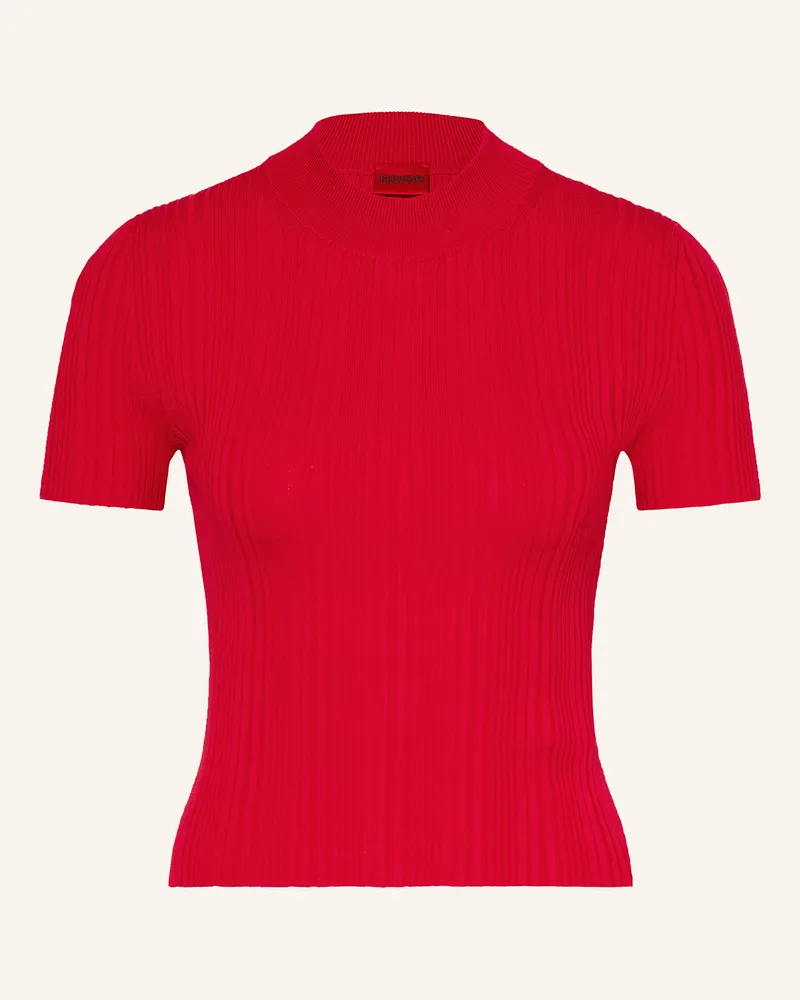 HUGO BOSS Strickshirt SARPHARIM Rot