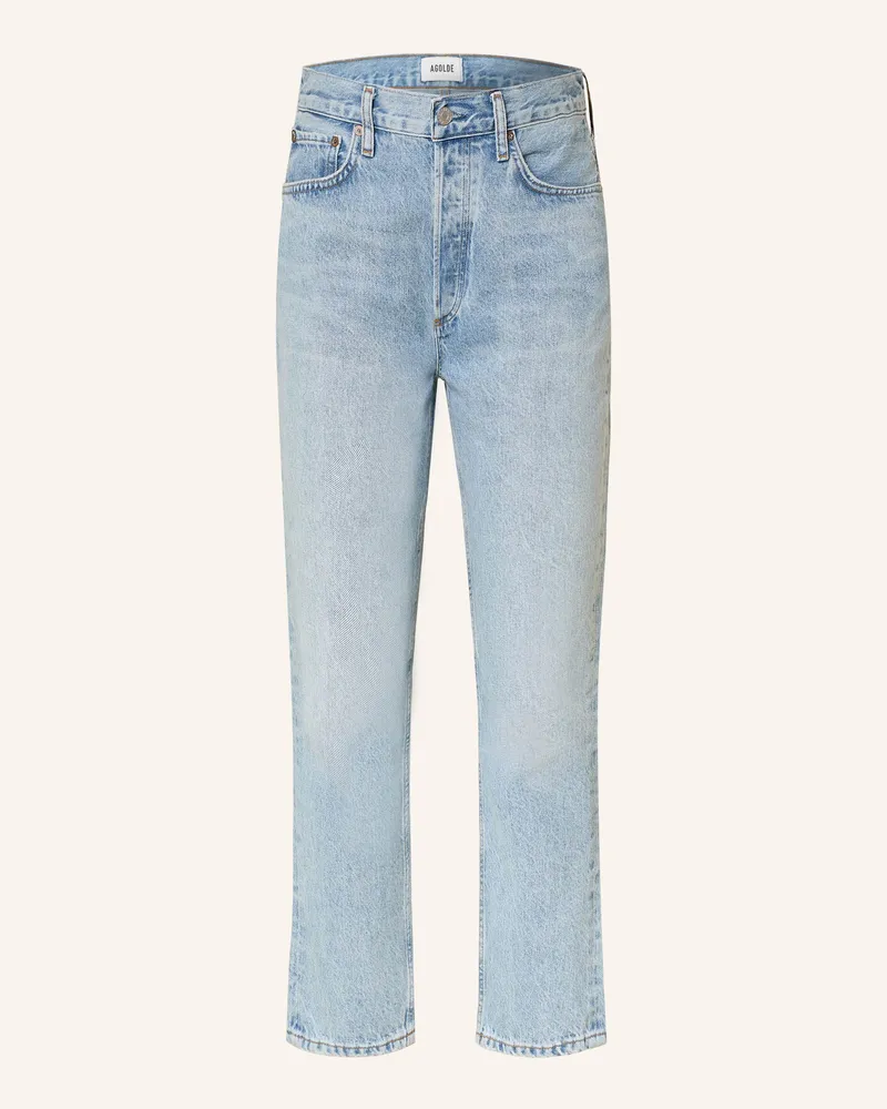 AGOLDE Straight Jeans RILEY CROP Prevail