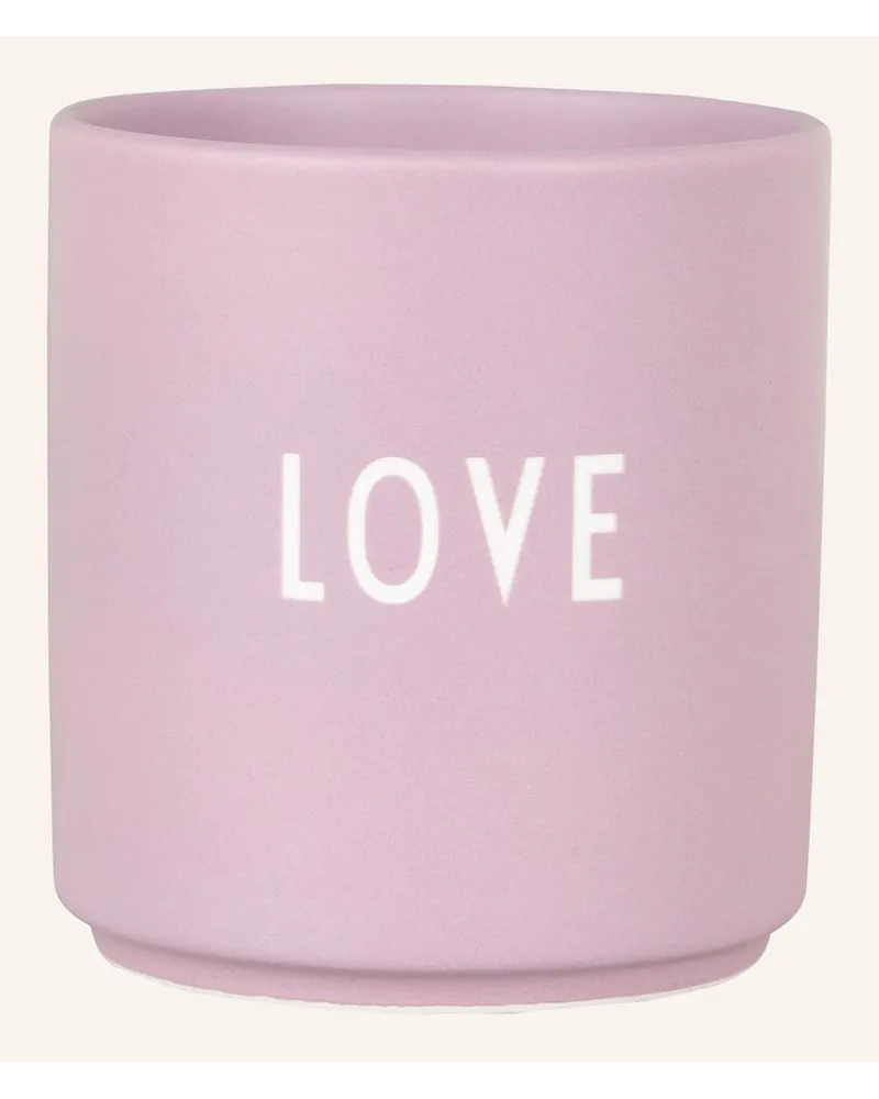 DESIGN LETTERS Becher LOVE Lila