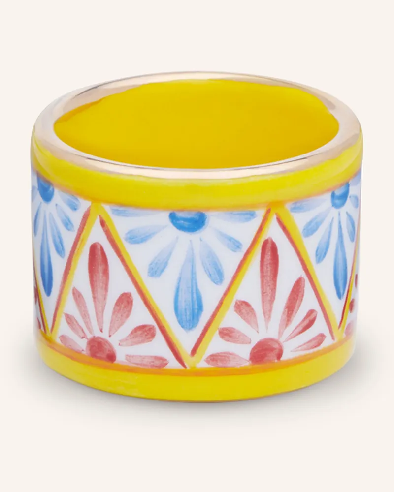 Dolce & Gabbana Casa 2er-Set Serviettenringe Hellblau