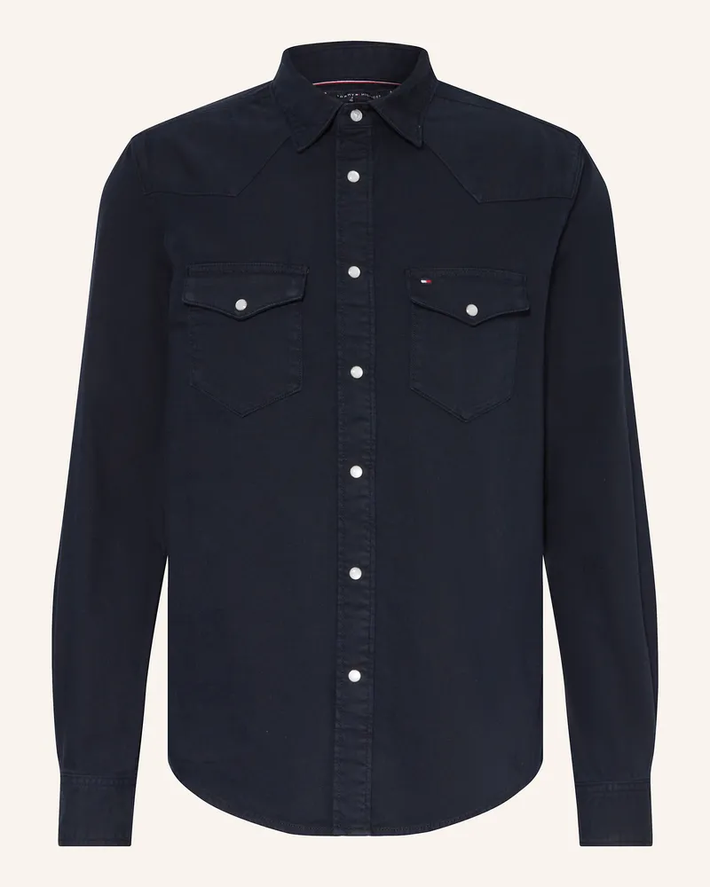 Tommy Hilfiger Jeans-Overshirt blau Dunkelblau