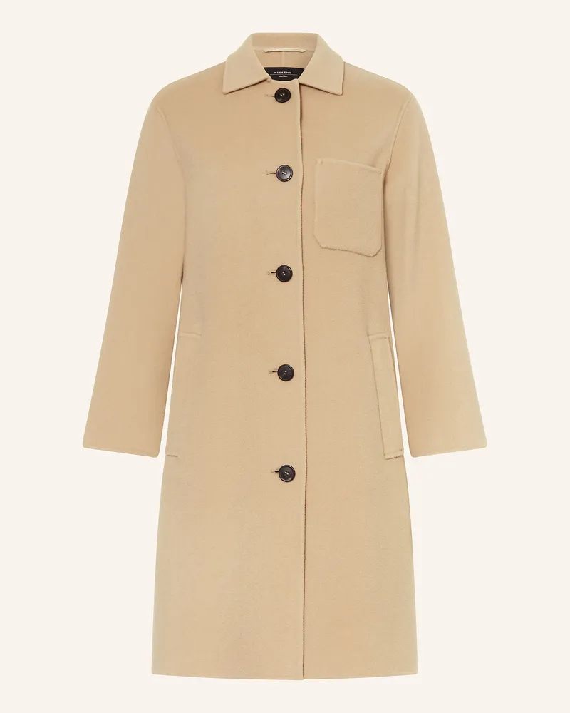 Max Mara Wollmantel ZENONE Beige