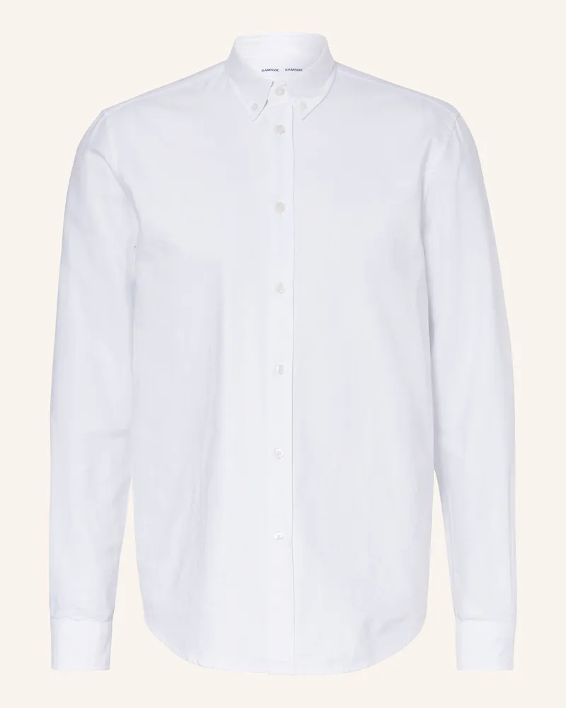 Samsøe & Samsøe Oxfordhemd Saliam Bx Regular Fit weiss Weiss
