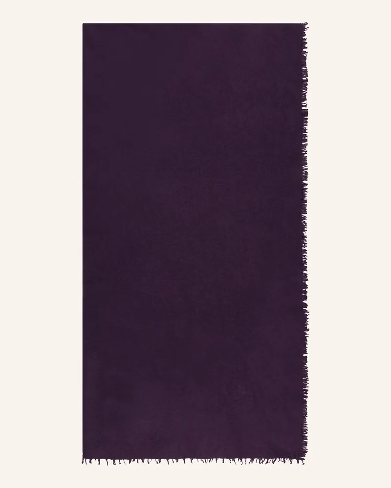 Puschoen Cashmere-Schal Dunkellila