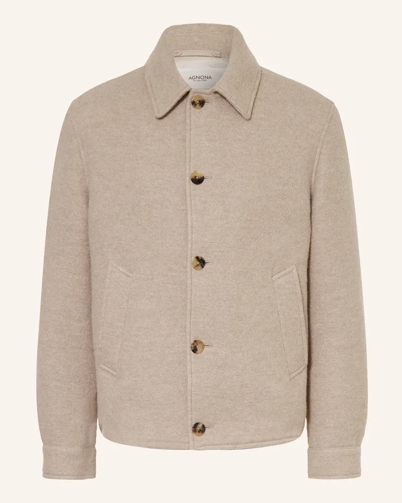 AGNONA Alpaka-Blouson beige Beige