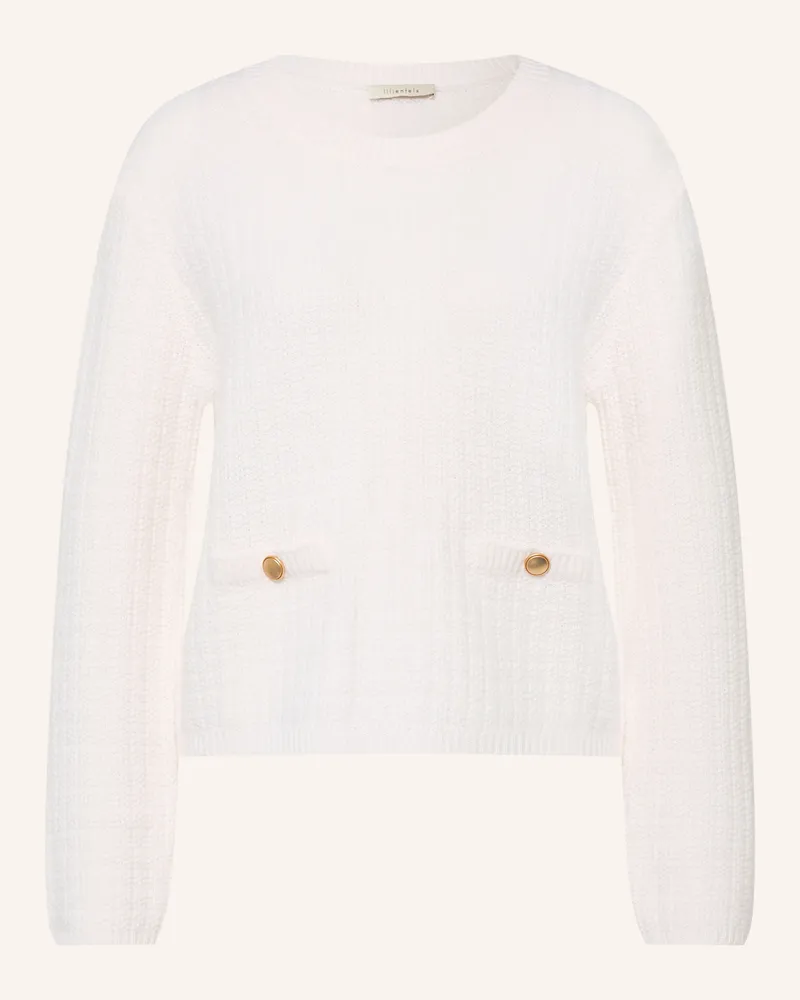 lilienfels Pullover Mit Cashmere weiss Weiss